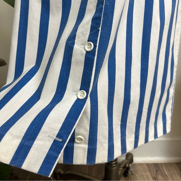 Vintage 90s Bold Striped Summer Midi Skirt - Picture 4 of 8